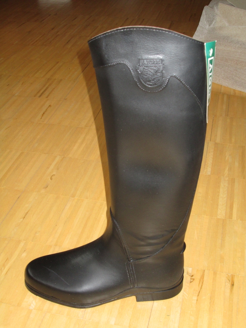 Aigle Ecuyer Pro XS Riding Boots Rubber Boots black riding boots New ...