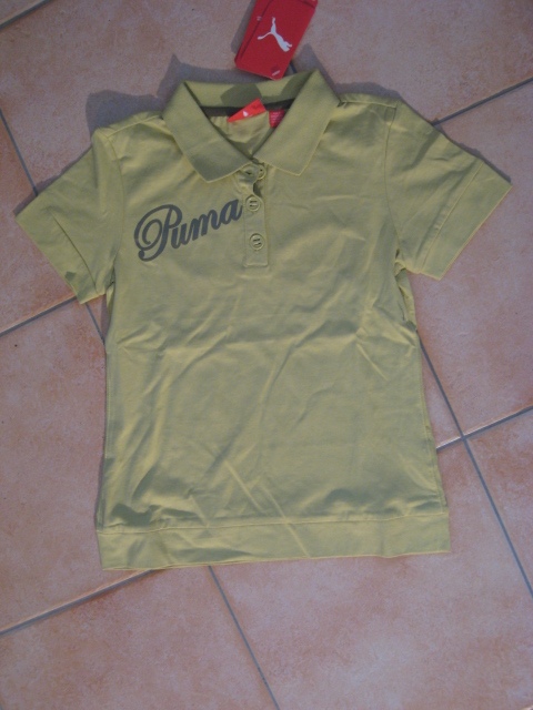 NTH PUMA Polo T Shirt grün Gr 152 NEU 805148001